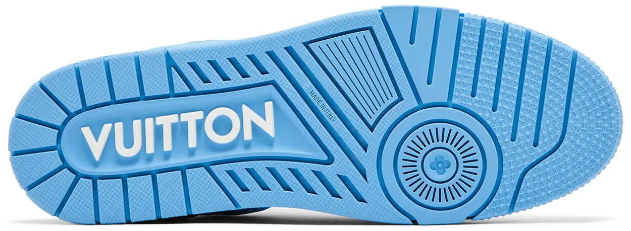 Louis Vuitton Trainer Blue Embossed Monogram