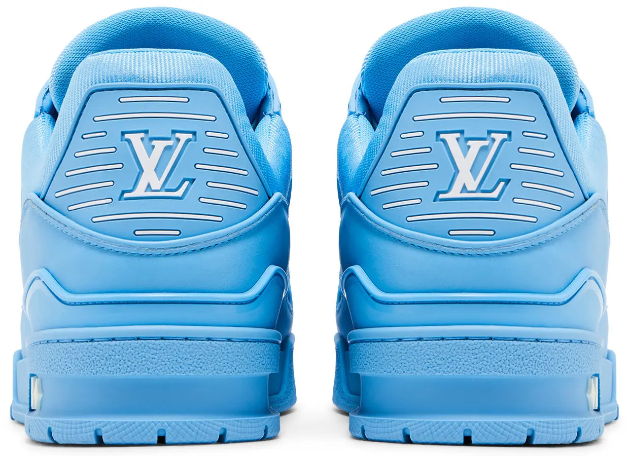 Louis Vuitton Trainer Blue Embossed Monogram