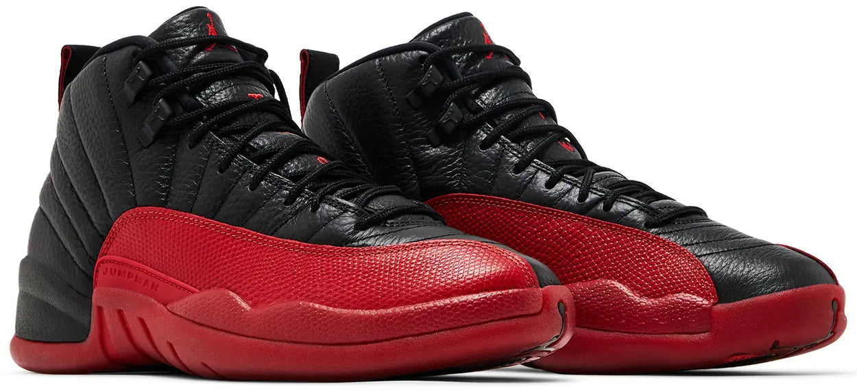 Jordan Retro 12 Black and Varsity Red