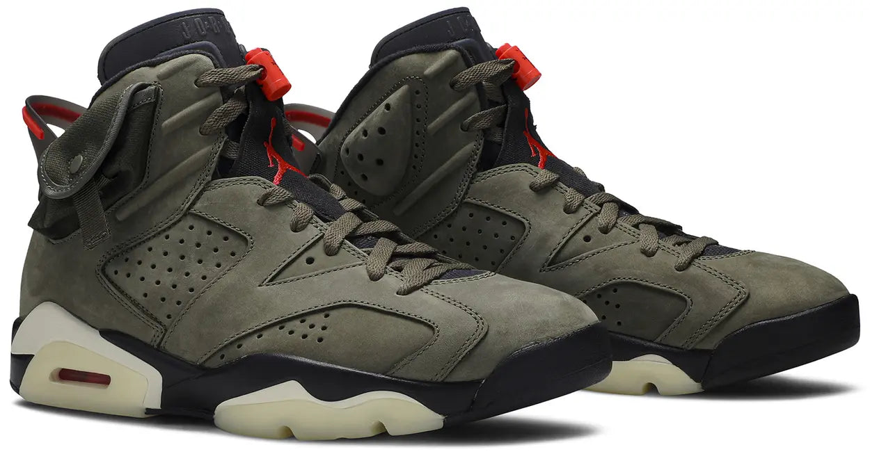 Jordan Retro 6 x Travis Scott Medium Olive