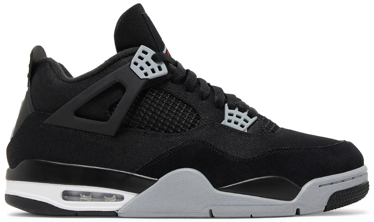 Jordan Retro 4 Canva Black