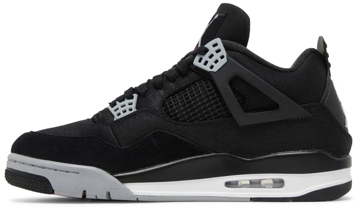 Jordan Retro 4 Canva Black