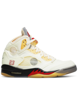 Off-White x Air Jordan 5 SP 'Sail'