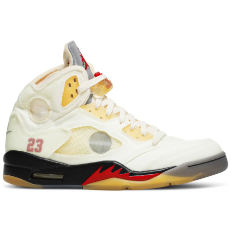 Off-White x Air Jordan 5 SP 'Sail'
