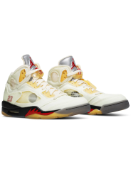 Off-White x Air Jordan 5 SP 'Sail'