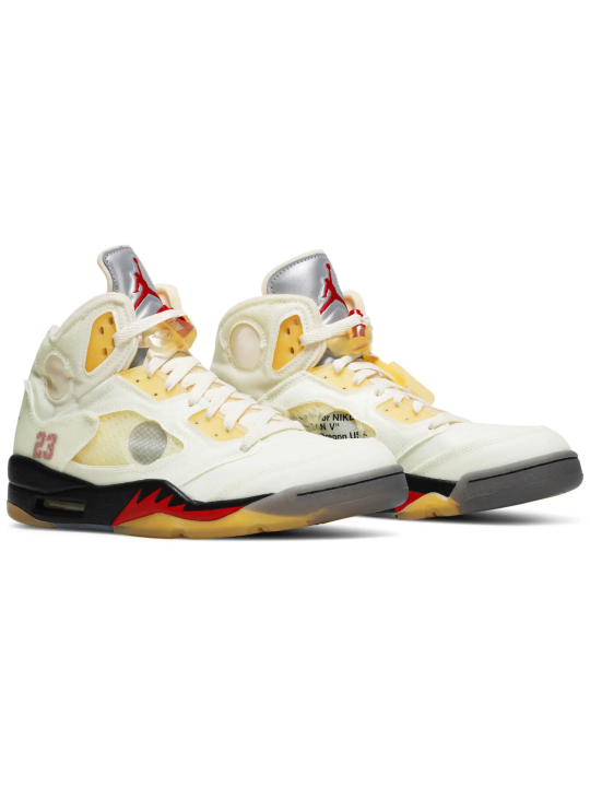 Off-White x Air Jordan 5 SP 'Sail'